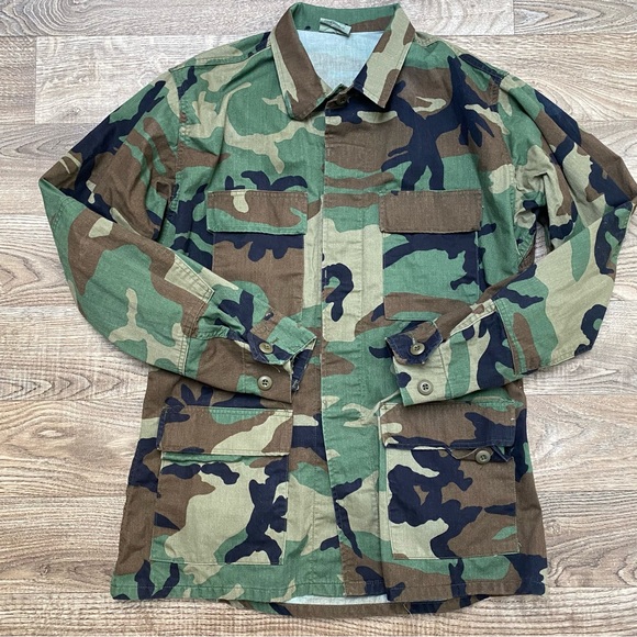 Vintage Military Camo Combat Coat - Picture 13 of 14